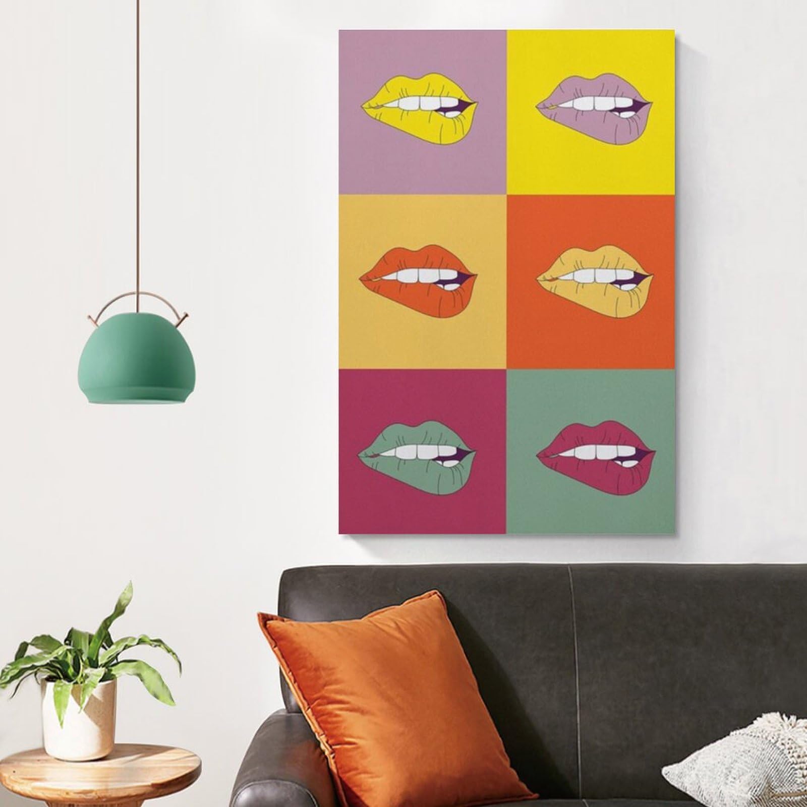 額装品/Kiss 1963年/アンディ ウォーホル/ポスター/アート/インテリア Amazon.co.jp: Andy Warhol アンディ ウォーホル ポスター Kiss Lips